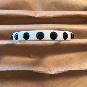 Black and White Bangle Bracelet